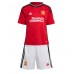 Manchester United Bruno Fernandes #8 Replika Babykläder Hemma matchkläder barn 2023-24 Korta ärmar (+ Korta byxor)